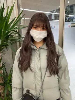 ロング 福山 晴香のヘアスタイル