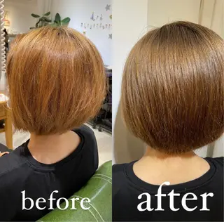 ショート カラー eins.hair所属・過去一の柔髪ヘア 🌿einshairのヘアスタイル