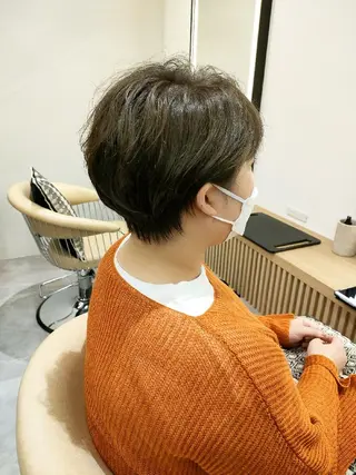 ショート カラー 【似合わせ・レイヤー ・パーマ】海気のヘアスタイル