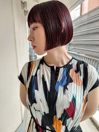 ショート カラー driP.　by HAVANA所属・パーマ / ボブ /ショート 谷口 陸のヘアスタイル