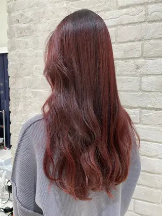 カラー 田中 亜澄のヘアスタイル