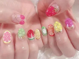 ネイル Milkyway☁️ 韓国ネイル/南堀江のネイルデザイン