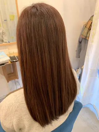 ロング カラー 【髪質改善】【美髪】 【ツヤ髪】ほしのちりのヘアスタイル