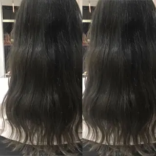 ロング カラー 荒木 依莉亜のヘアスタイル