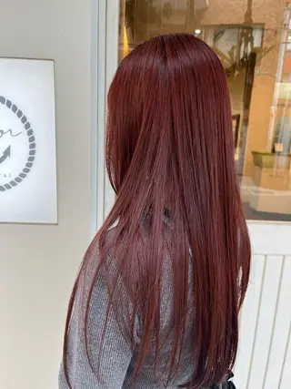 ロング カラー 阿部 翔一郎/暖色系カラーのヘアスタイル