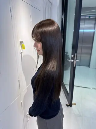 ロング 新宿No.1艶髪矯正 美艶カラー/FUKAのヘアスタイル