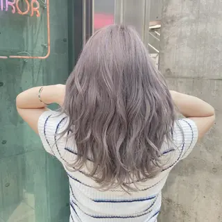 ミディアム 💛ムラ修正ブリーチ 💛YUUのヘアスタイル