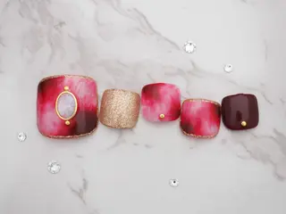 ネイル トップネイリスト Ribbon立川店のネイルデザイン