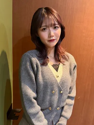 ミディアム カラー mai / linoah˚✧のヘアスタイル