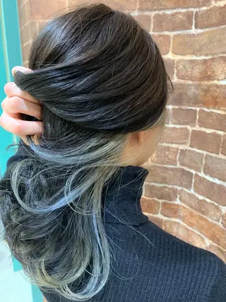 ミディアム カラー 髪質改善/縮毛矯正 ツヤ髪🩷さつきのヘアスタイル