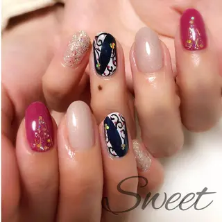 ネイル sweet 仲野陽子のネイルデザイン