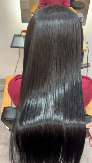 ロング カラー SOYON蟹江所属・髪質改善/縮毛矯正/ 菱田荘史のヘアスタイル