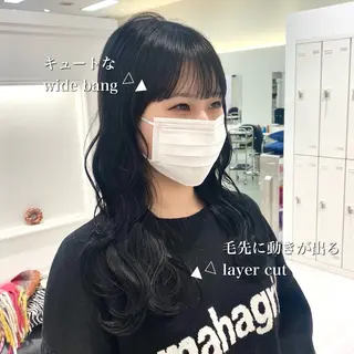 ロング カラー ParveMix 🪽鳥取彩花のヘアスタイル