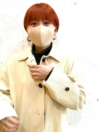 ショート カラー Fuuu《フゥ》所属・シノザキ シンゴのヘアスタイル