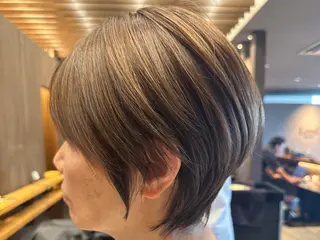 ショート カラー 似合わせ松本 容政のヘアスタイル