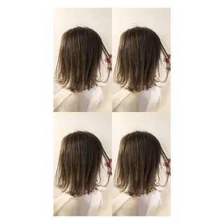 ミディアム カラー 店長✨レイヤー✖️ 髪質改善✖️韓国ヘアのヘアスタイル