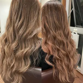 ロング 加藤 泰輔のヘアスタイル