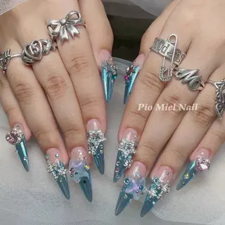 ネイル HANA 長さだしのネイルデザイン