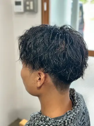 パーマ メンズ Snalyメンズ特化 スエハラのヘアスタイル