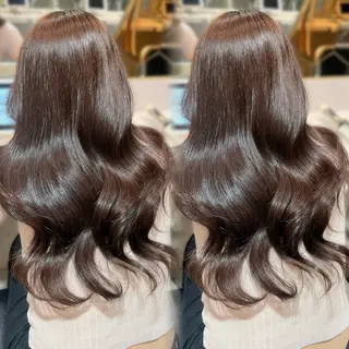 ロング Minami🤍ྀི ／新宿／韓国スタイルのヘアスタイル