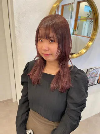 ロング カラー Lita. hairdesign所属・kako ／透明感カラー🤍のヘアスタイル