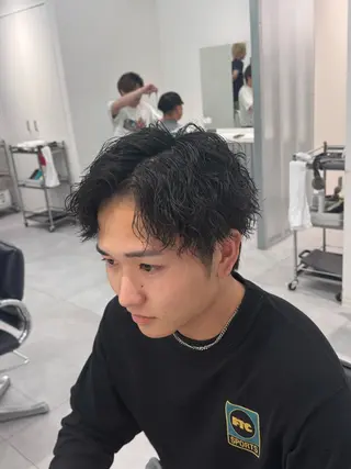 パーマ メンズ メンズ特化/パーマ 短髪パーマ/来星のヘアスタイル