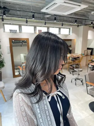 セミロング カラー 🩵ボブ/レイヤー /髪質改善🩵のヘアスタイル