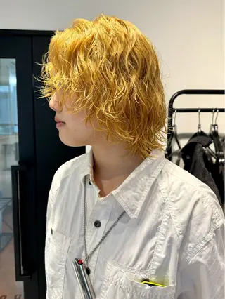 ミディアム パーマ nimes.栄所属・小岩 荘太のヘアスタイル