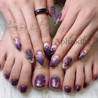ネイル Aphrodite パラジェル認定サロンのネイルデザイン