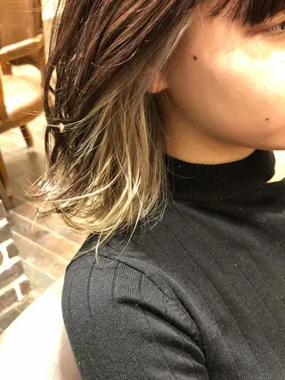 ミディアム THINK SHOP KANTAのヘアスタイル