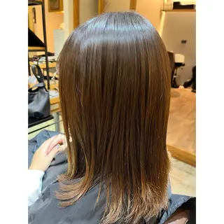 セミロング 喜友名洸季 anoneのヘアスタイル