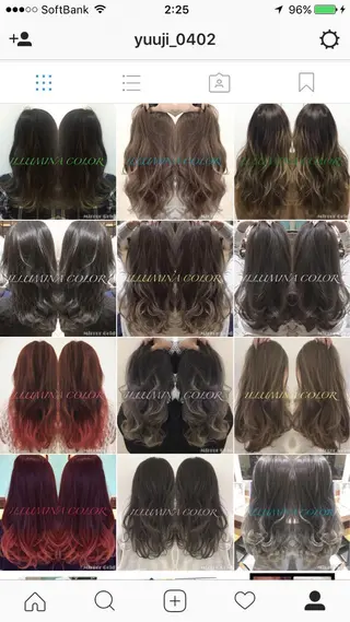 ミディアム カラー due hair 京都駅前店 MILBON オージュア認定サロン【デューヘアー】所属・ハイトーンブリーチ 土坂 由志【京都】のヘアスタイル