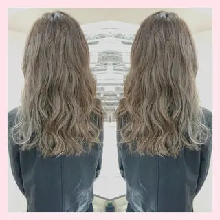 ミディアム カラー シシド ユウスケ Aceのヘアスタイル