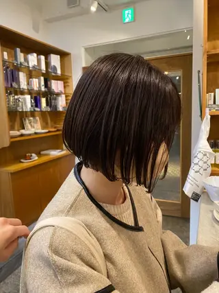 ミディアム カラー Fenster所属・田口 樹理のヘアスタイル