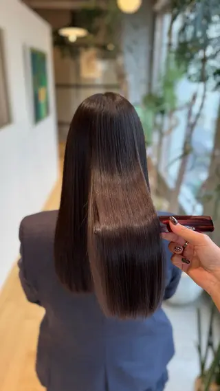 ロング 髪質改善ヘアエステRECALO Hiroshima所属・髪質改善ヘアエステ miyuのヘアスタイル