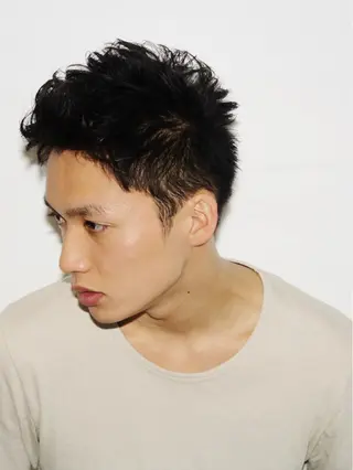 ショート メンズ 酒井 麻里のヘアスタイル