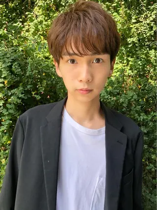 ショート メンズ🍃ナチュラル 韓国風ヘアRENのヘアスタイル