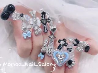 ネイル MoMoA Nail ネイル長さ出し専門店のネイルデザイン