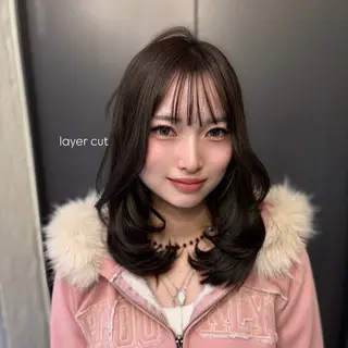 セミロング 個性派ヘアアレンジ 🎀✨Ainaのヘアスタイル