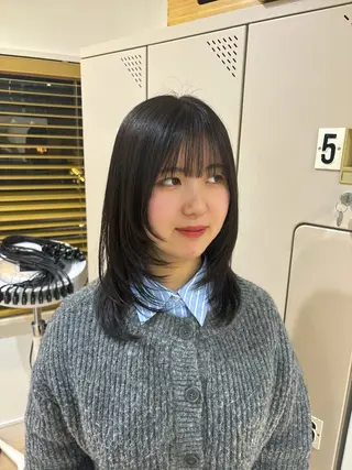 セミロング 🫧arisa🫧 レイヤー/アレンジのヘアスタイル