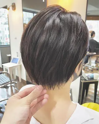 ショート カラー ヘアアレンジ ✨前田 優・2拠点✨ ✨恵比寿・札幌店✨のヘアスタイル