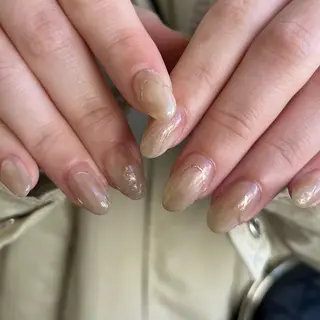 ネイル Ray. ちゅるん系ニュアンスのネイルデザイン