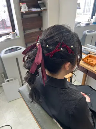 ロング ヘアアレンジ 山室 敬義のヘアスタイル