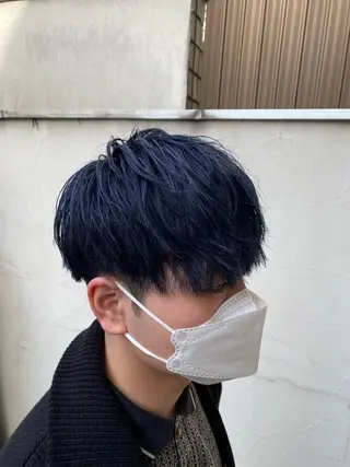 ショート カラー メンズ メンズ特化型美容師 栗山勇人のヘアスタイル