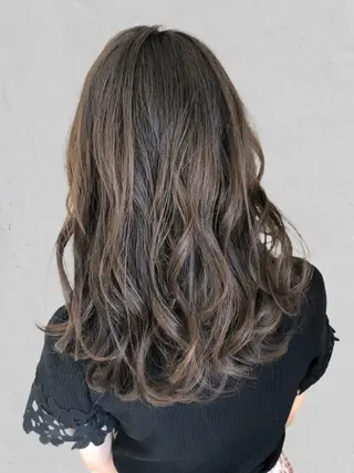 セミロング カラー 💎レイヤーカット× 髪質改善💎後藤陸のヘアスタイル