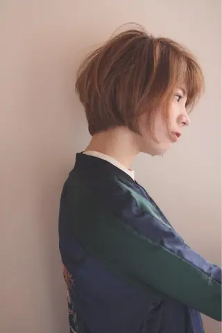 ショート ボブ/ショート/ 白髪染め/メンズ葛西のヘアスタイル