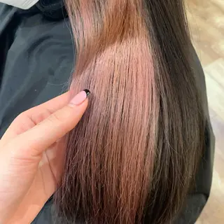 ロング カラー 田中 優衣のヘアスタイル