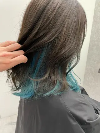 ミディアム 佐々木 達也のヘアスタイル