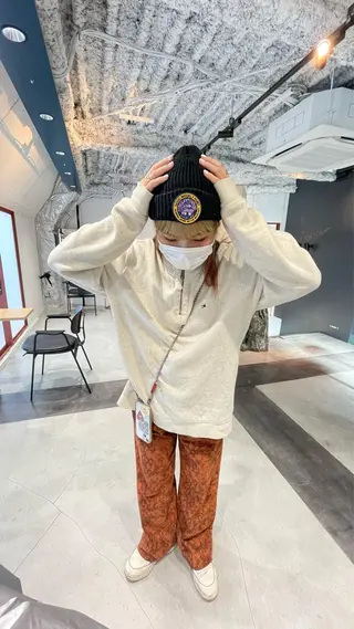 セミロング カラー ヘアアレンジ デザインカラー 原宿/キシタのヘアスタイル