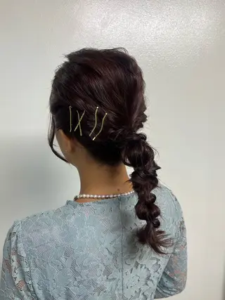 ミディアム ヘアアレンジ Oasis所属・🦋Oasis RINA 🦋のヘアスタイル